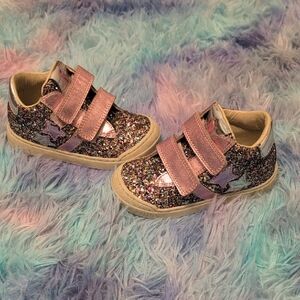 Naturino Glittery Pink Kids Sneakers